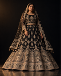 Black Heavy Embroidered Lehnga (ATL-001)